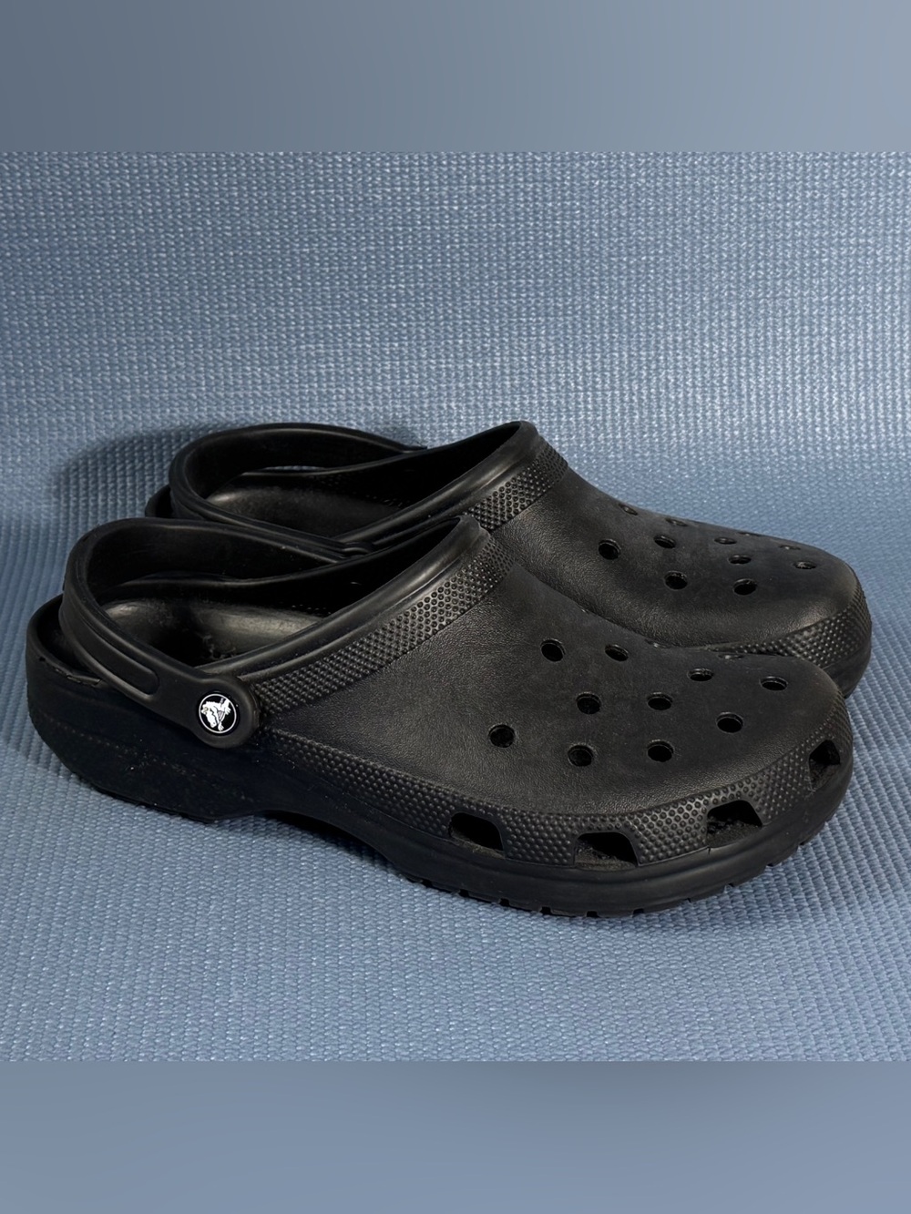 CROCS Men’s Black Classic Clogs Slip On Shoes Size 11